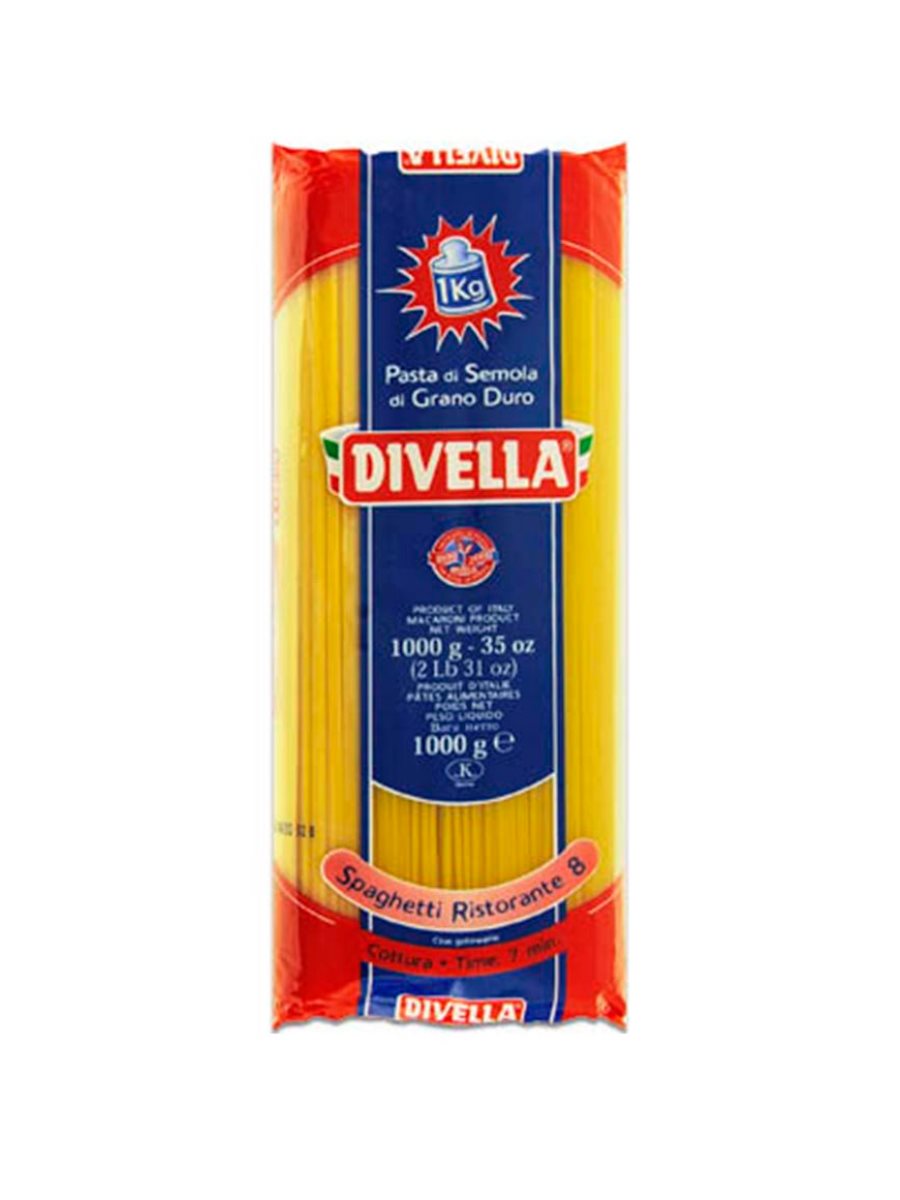 Pasta Spaghetti 1kg Divella Eurosama ApS